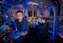 Quantum Internet Technology Gains Global Momentum Scientists testing quantum internet technology in an advanced communications laboratory.
