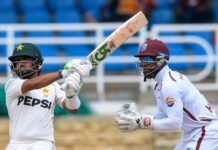 Pakistan Ends Three-Year Wait for Away Test Victory Pakistan players celebrate after defeating the West Indies in the second Test to secure their first away Test victory in three years.