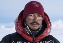 Nirmal Purja Avalanche: King Charles, William Pay Tribute Nirmal Purja climbing a snow-covered mountain during a high-altitude expedition