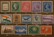 Indian Postage Stamps: History, Art and Legacy Collection of historic Indian postage stamps from the Scinde Dawk to post-independence issues