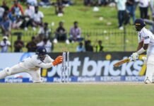Rain Delays India’s Victory Push: Sri Lanka 229/6 After Follow-On on Day 4 in Colombo Indian cricket team celebrating a wicket during Day 4 of the 2nd Test in Colombo