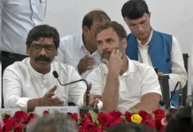 Haldwani ‘Purification’ Row Escalates: Day After Calling for Police Action, Rahul Gandhi Booked in Uttarakhand Leader of Opposition Rahul Gandhi and Jharkhand Chief Minister Hemant Soren
