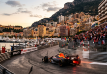 F1 2027 Calendar: 10 Sprint Races and Monaco’s New Twist Formula 1 car racing through Monaco during a Sprint-style race weekend, representing the 2027 F1 calendar.