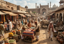 How the Mughal Empire Became So Wealthy Mughal-era Indian market showing merchants, textiles and trade during the empire's economic rise