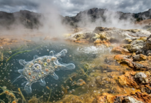‘Fire Amoeba’ Sets New Heat Record for Complex Life Fire amoeba Incendiamoeba cascadensis discovered in a California geothermal hot spring and capable of reproducing at 63°C.