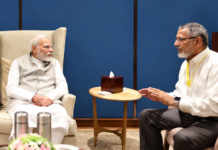 After 15-Year Battle, PM Modi’s School Friend Asgar Ali Vohra Gets Disputed Bhayandar Land Back Prime Minister Narendra Modi interacting with his childhood school friend Asgar Ali Vohra