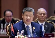 China Proposes BRICS Open-Source AI Bloc: India’s Strategic Dilemma Explained Digital graphic representing artificial intelligence networks and server connections across BRICS member nations