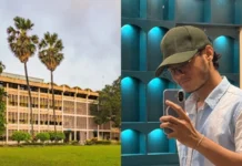 Crucial CCTV Footage Surfaces Showing Student Sahil Wakode Leaving IIT Bombay Exam Hall Main administrative building and entrance arch of IIT Bombay campus in Powai Mumbai