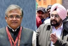 Election Commissioner S S Sandhu, Senior Ministers and Officials Served SIR Notices in Delhi Election Commissioner Sukhbir Singh Sandhu during an official Election Commission meeting