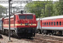 Indian Railways Inches Toward 100% Electrification With Just 191 Km Remaining Passenger train arriving at New Delhi Railway Station after Northern Railway restored services.